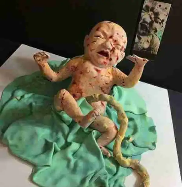 Would You Eat This Scary Looking Baby Shower Cake? (Photo)